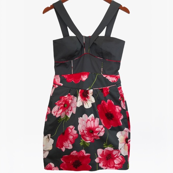 Anthropologie Sine Halter Floral Print Women’s Mini Dress 4 - Picture 10 of 17
